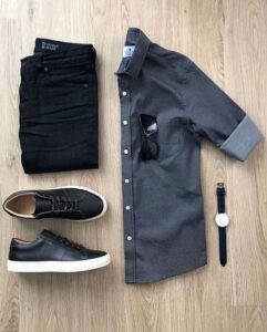 GRAY SHIRT COMBO