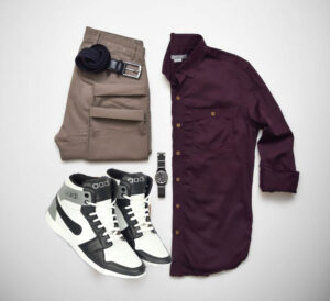 PLAIN MAROON OUTFIT