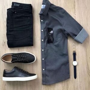 Gray complete outfit