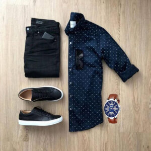 BLUE DOTTED OUTFIT